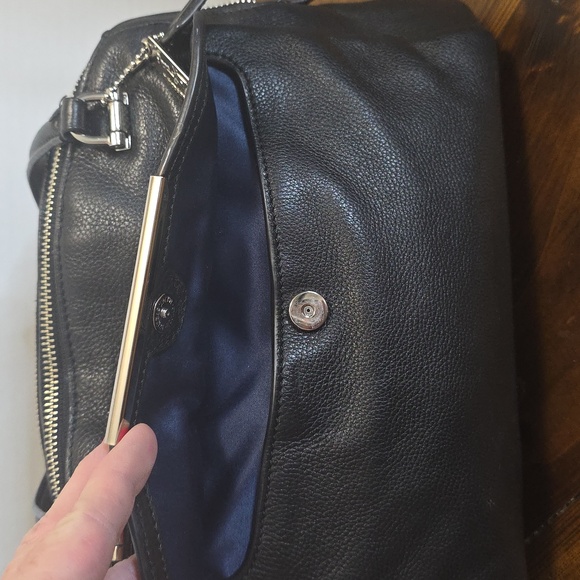 Coach Madison Georgie Satchel in black leather - Picture 15 of 15